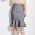 Loose Casual Office Lady Sexy Vent Rock Kleid